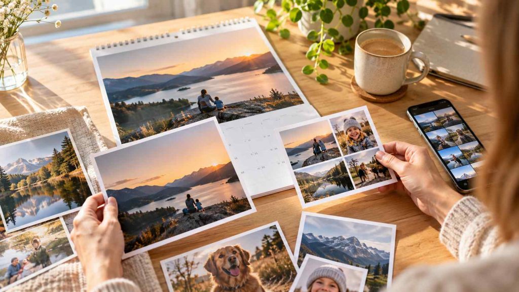 Kako izabrati fotografije za foto kalendar – pojedinačna slika ili kolaž