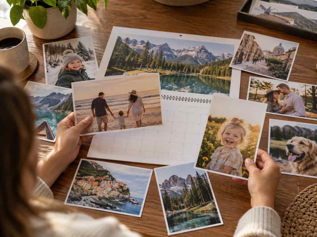 Kako izabrati fotografije za foto kalendar – pojedinačna slika ili kolaž